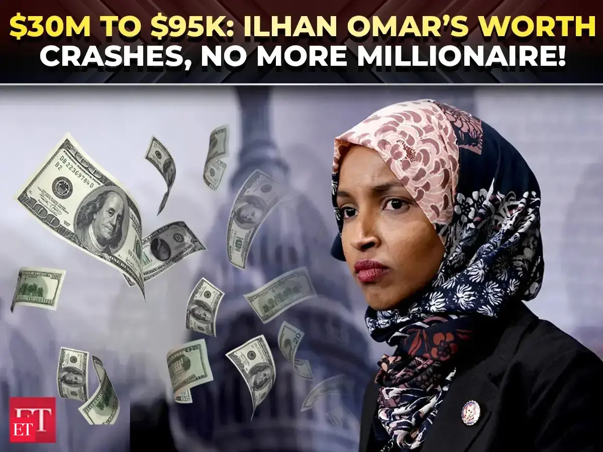 Ilhan Omar rejects millionaire label! Wealth drops from $30M down to $95K as probe intensifies