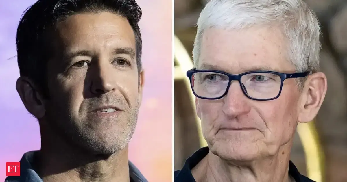 Apple stock slips as Tim Cook steps down after 15 years, John Ternus takes charge as new CEO