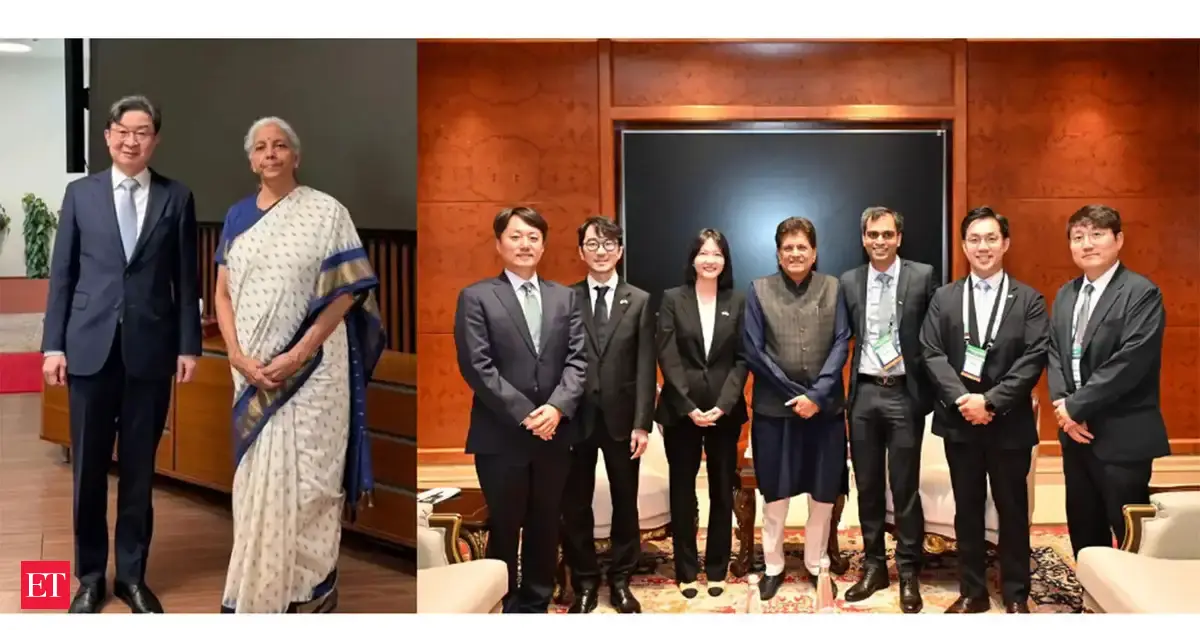 Nirmala Sitharaman, Piyush Goyal hold talks with Korean leaders on future bilateral cooperation