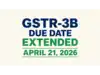 Government gives one-day extension for filing GSTR-3B return for March 2026 tax period
