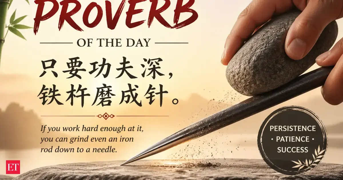 Chinese proverb today on Hard Work: Chinese proverb of the day: 'If you ...