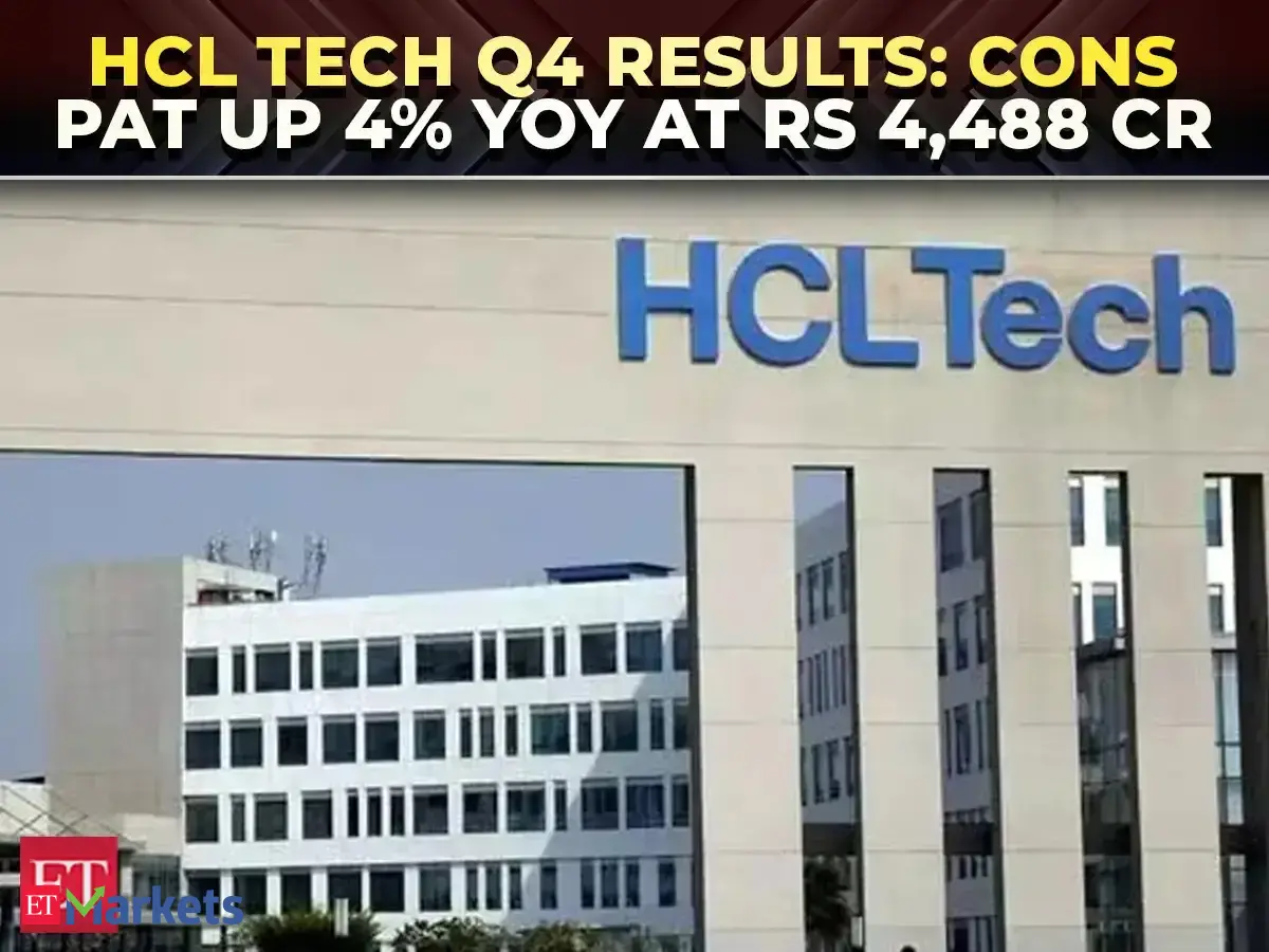 HCL Tech Q4 Results: PAT up 4% YoY at Rs 4,488 cr; Rs 24 per share dividend declared