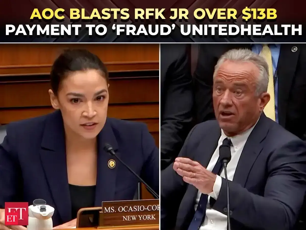 ‘Why $13B to the frauds?’: AOC grills RFK Jr over medicare advantage payments to UnitedHealth