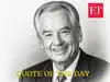 Quote of the day by Zig Ziglar: 'There&rsquo;s no elevator to success. You have to take the...' - Legendary motivational speaker shares brutal reality behind success