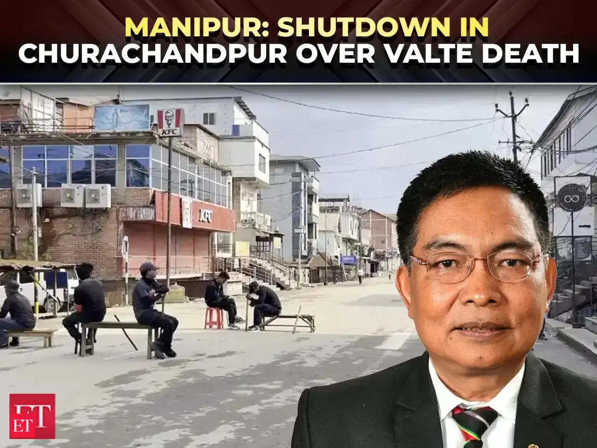 Manipur: 13-hour shutdown, candlelight vigil seeking justice for BJP MLA Valte in Churachandpur