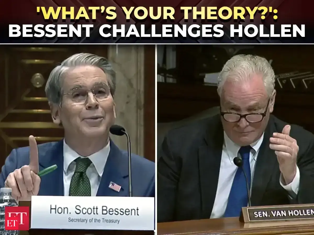 'WHY WOULD I DO THAT?' Scott Bessent fires back at Van Hollen’s ‘tax windfall’ accusation in Senate