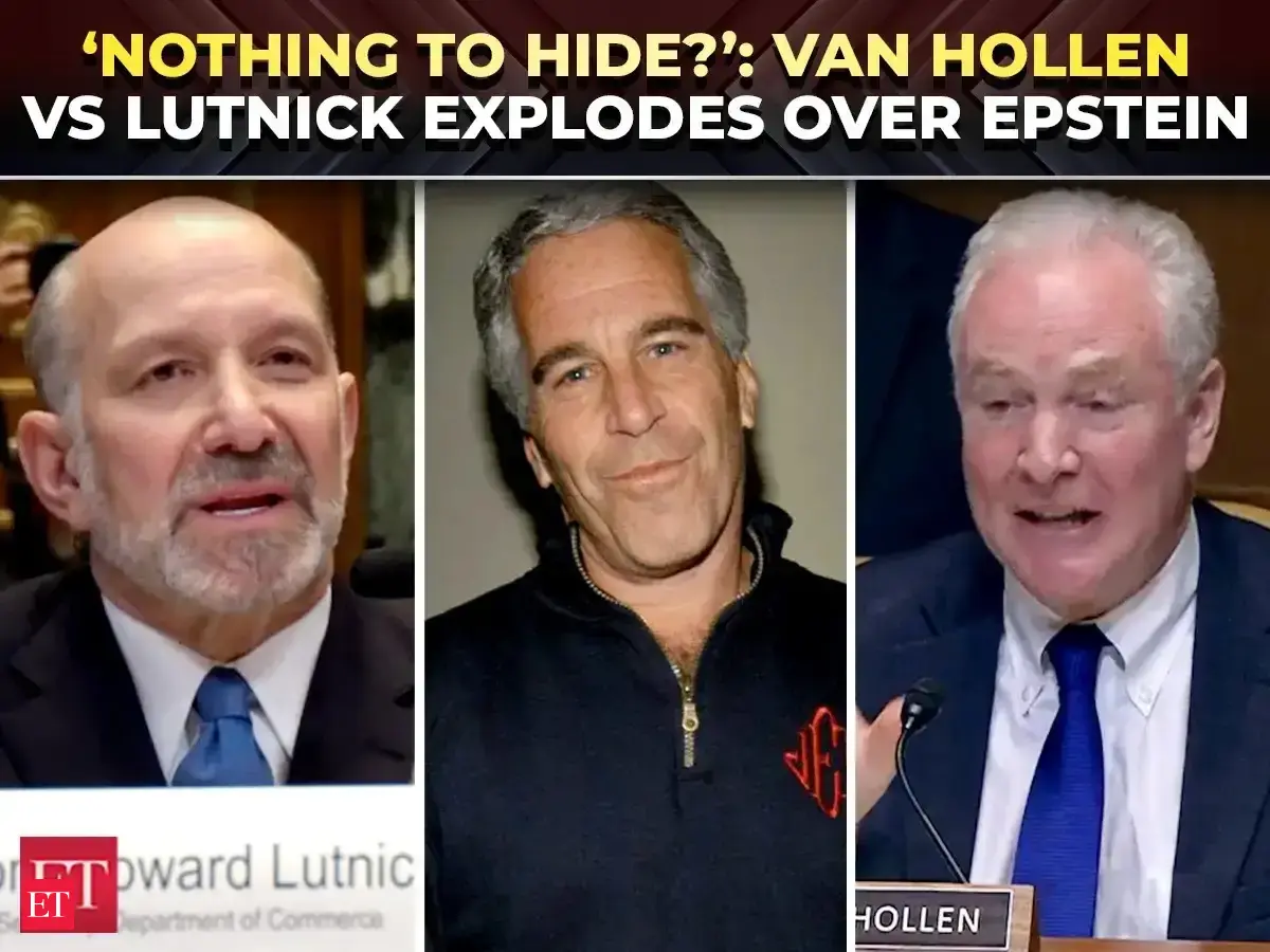 ‘I am here to testify on budget’: Lutnick dodges Van Hollen’s question on ties with Jeffrey Epstein