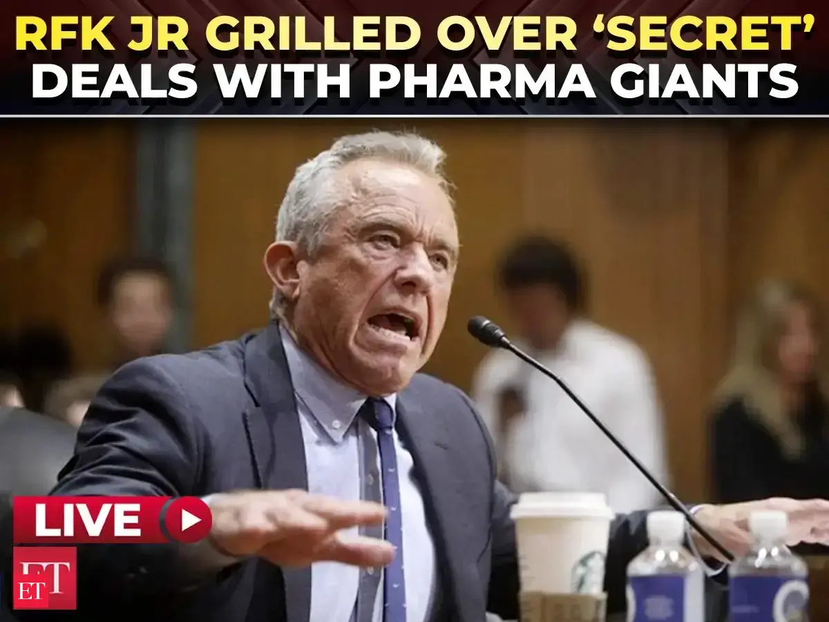 LIVE| ‘Secret deals with pharma companies’: RFK Jr in hot seat over ...