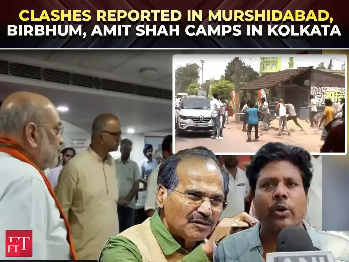 WB Elections: Amit Shah camps in Kolkata; EVM malfunction, clashes reported in Murshidabad, Birbhum