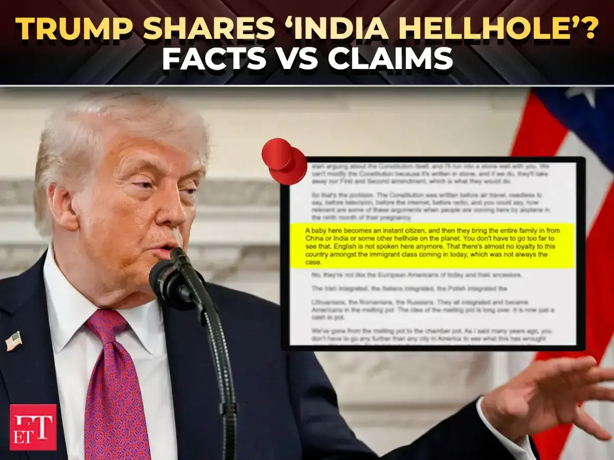 Trump Reposts 'India Hellhole' Post: Claims vs data