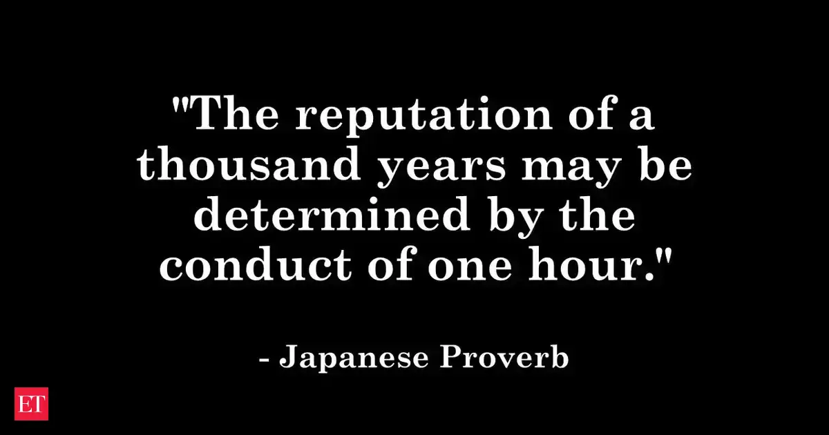 How can this Japanese proverb guide real-life decisions and ethical ...