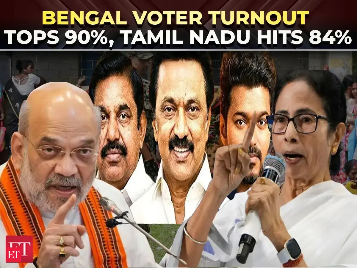 West Bengal records historic 91.78% voter turnout, Tamil Nadu sees 84.69%, EC salutes voters
