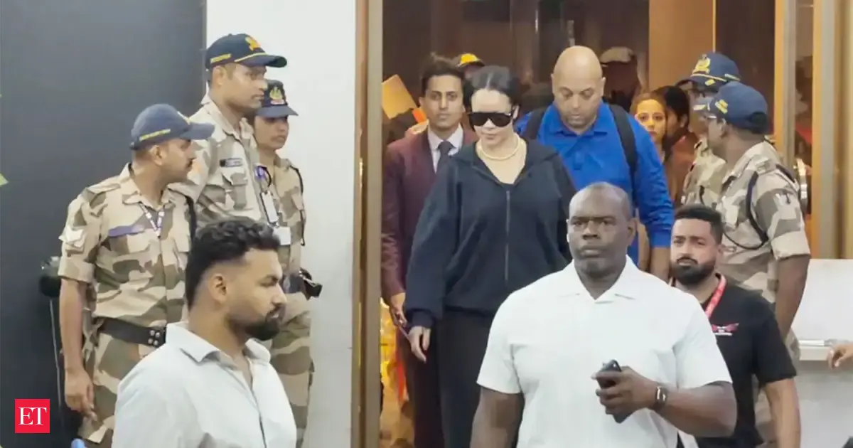 Rihanna lands in Mumbai: Why is the global icon back in India after two years?  m.economictimes.com