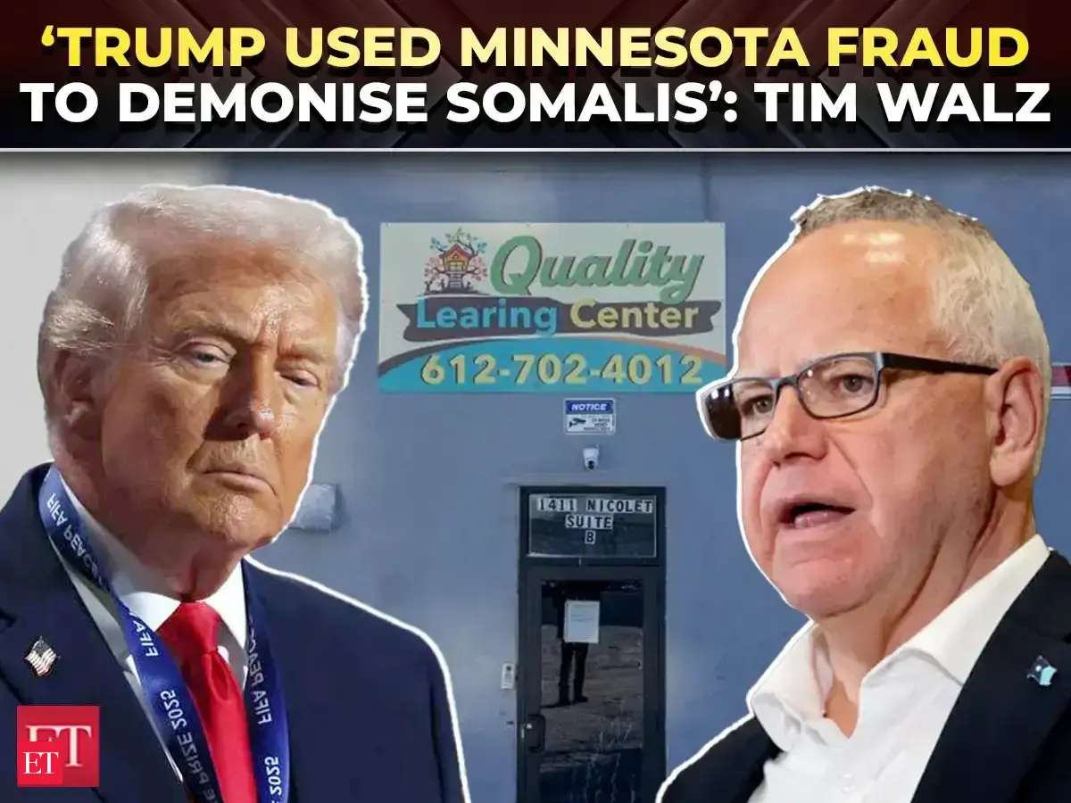 ‘Takes one fraud to know other’: Tim Walz SLAMS Trump over politicising  Minnesota Somali scam