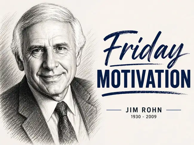 Friday Motivation by Jim Rohn: 'If you really want to do something, you ...