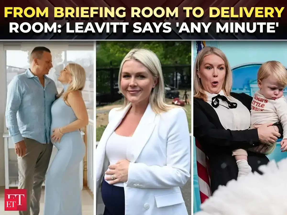 ‘This will be my last gaggle…': Karoline Leavitt preps for baby no. 2 'any minute'