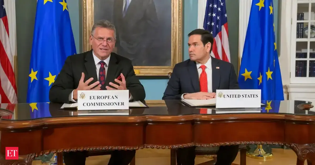 US indicated it would not ease Russian oil sanctions again, EU's Sefcovic says