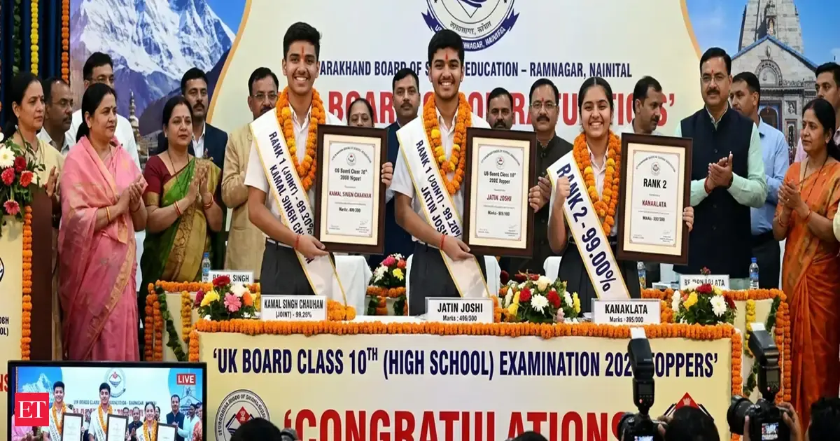UK Board Class 10th Toppers list: Check names of top scorers, best performing districts, marks and more