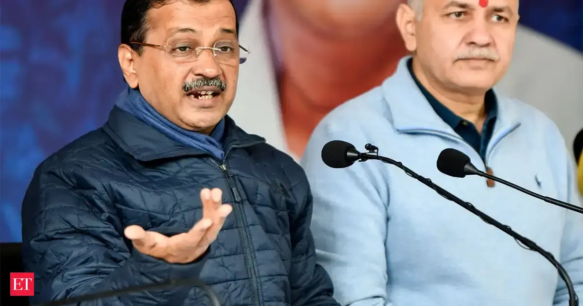 Manish Sisodia meets Kejriwal after 7 MPs join BJP, AAP to submit letter to Rajya Sabha Chairman against d