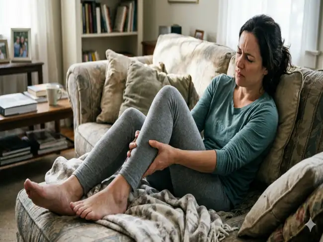 Woman felt strange sensation in legs for 6 months, pain was worse at ...