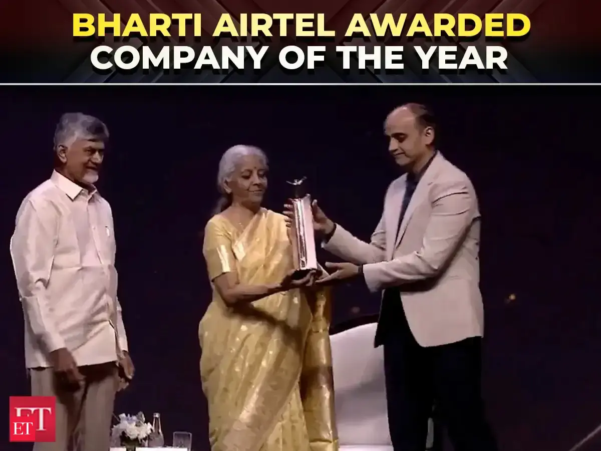 indiatimes.com - ET Awards 2025 | Bharti Airtel awarded company of the Year | ET Awards for Corporate Excellence