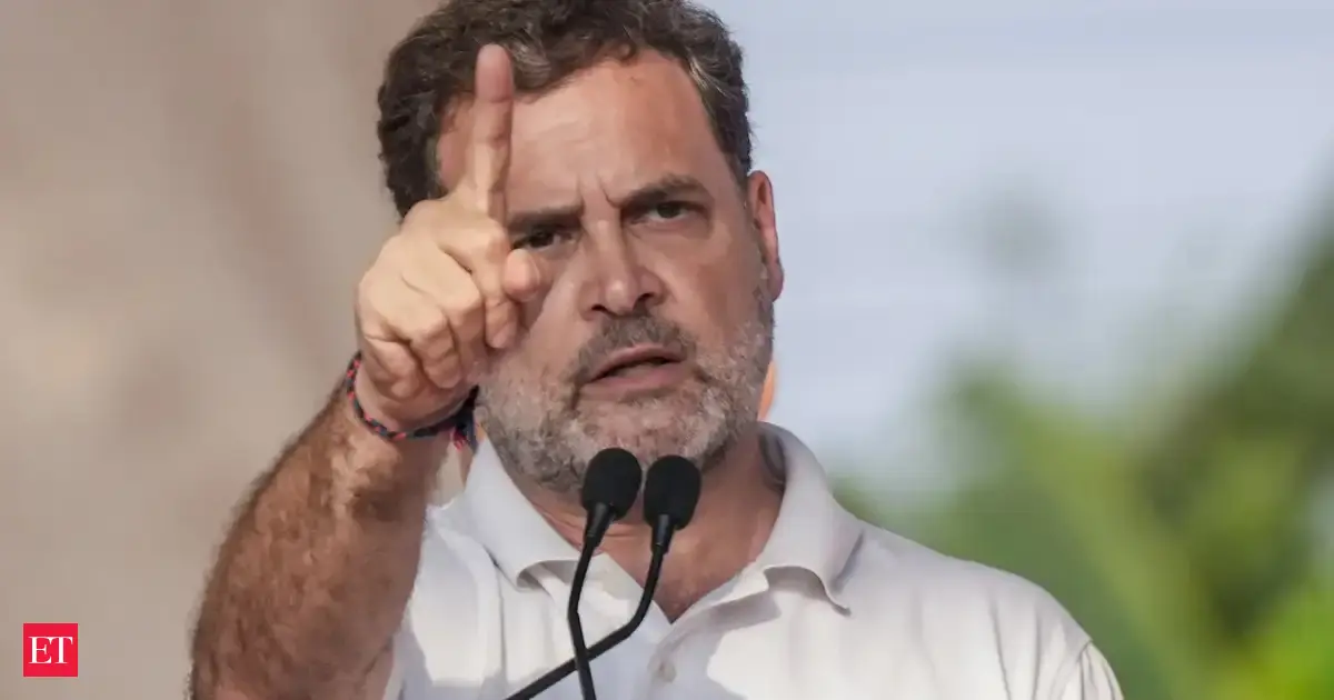 Rahul Gandhi accuses Mamata Banerjee of aiding BJP