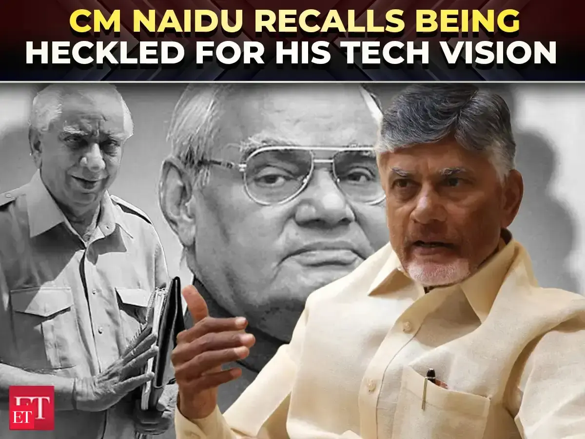 'You want pump set or cell phone?': Andhra CM Naidu recalls being heckled for his tech vision