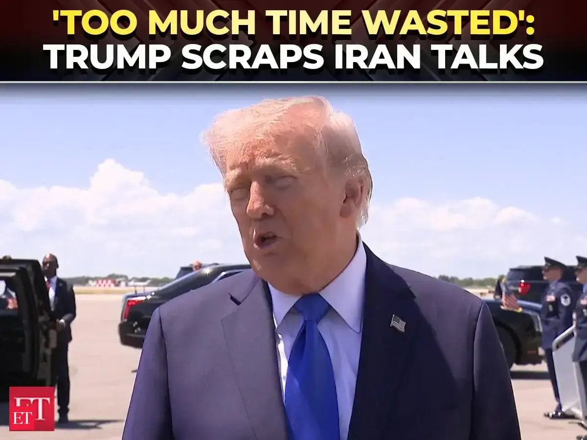 'Too much time wasted...': Trump addresses reporters after calling off Pakistan trip for Iran Talks