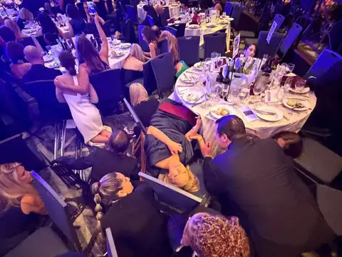 Guests Duck for Cover After Trump Is Rushed Out