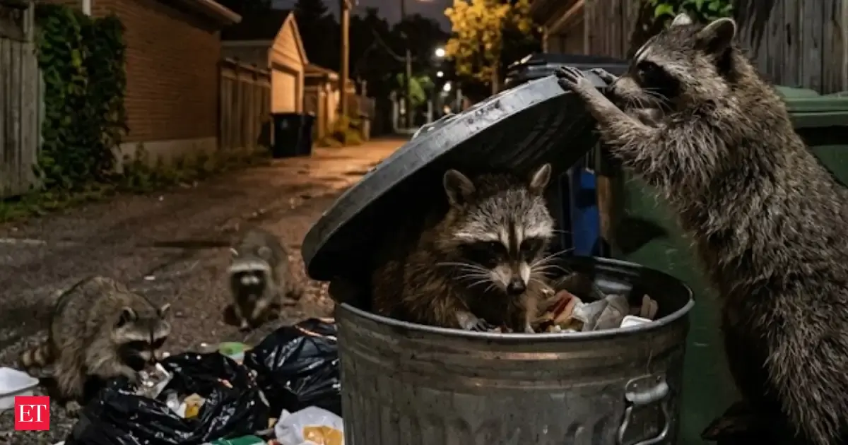 Raccoons Are Getting Smarter About Trash Cans - The Economic Times
