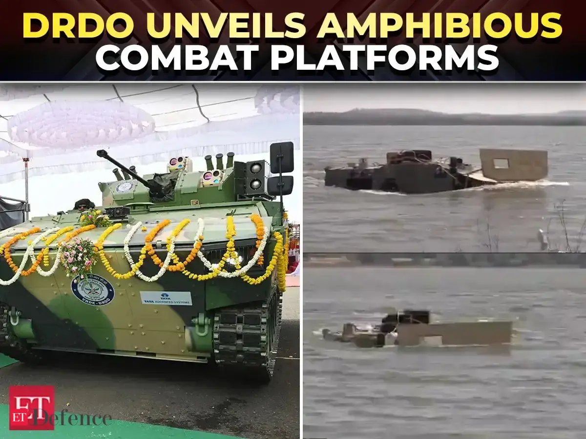 Watch DRDO’s news amphibious combat platforms built for land and water warfare
