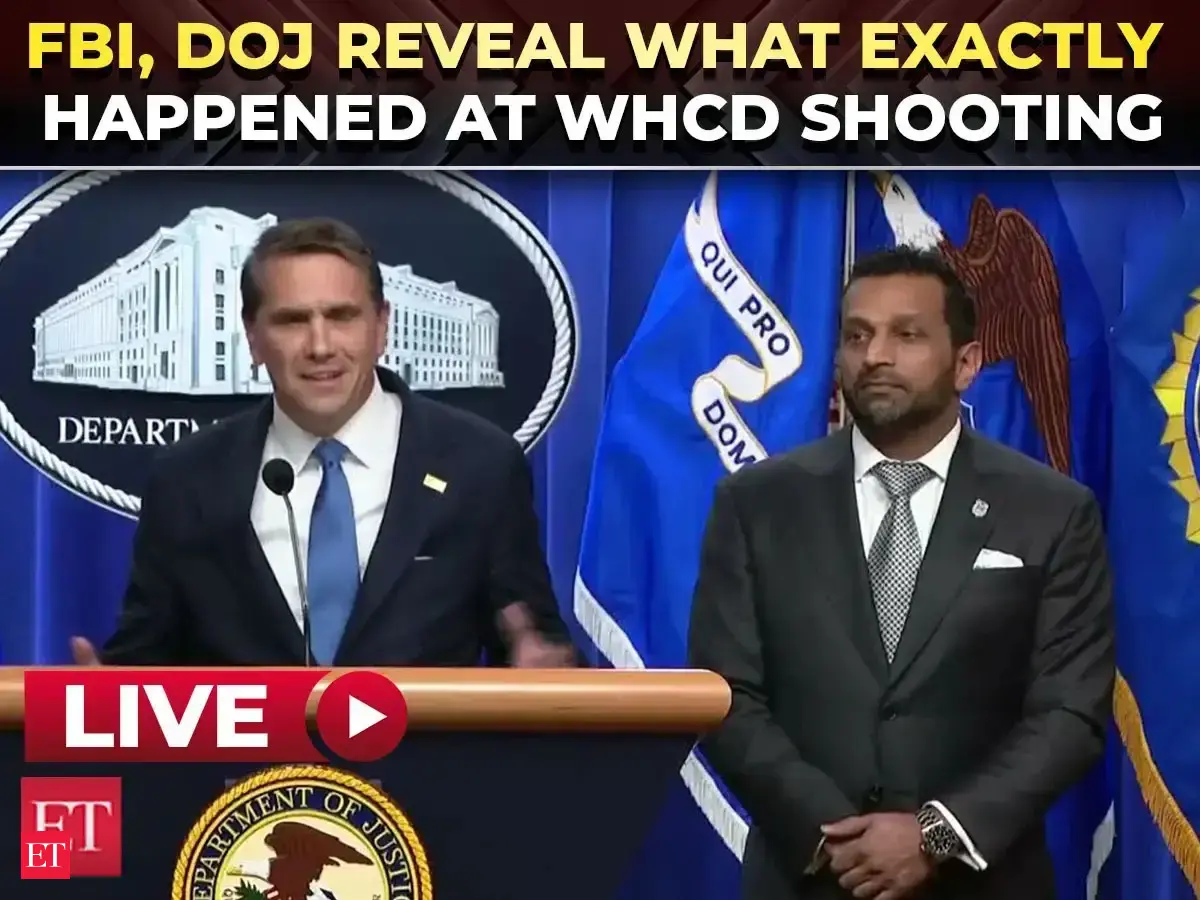 LIVE | Justice dept, FBI's Kash Patel drop major revelations on WH correspondents dinner shooting