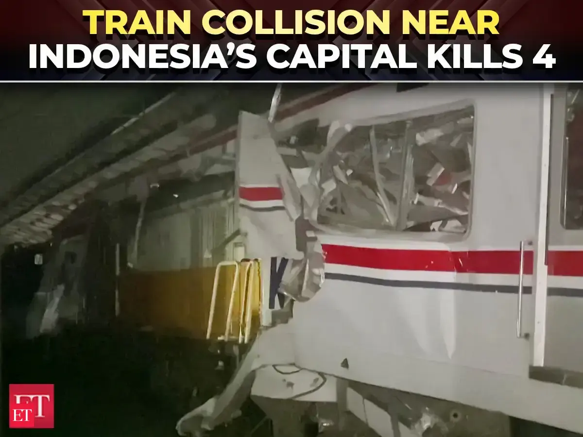 Indonesia train crash: At least 4 dead, dozens injured after collision near Jakarta station