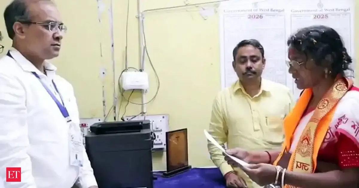 WB polls: BJP's Ratna Debnath flags EVM issue, urges voters to exercise franchise as voting commences