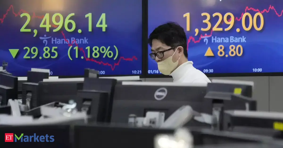 Global Market Today: US stock futures gain on tech earnings; Asian shares fall