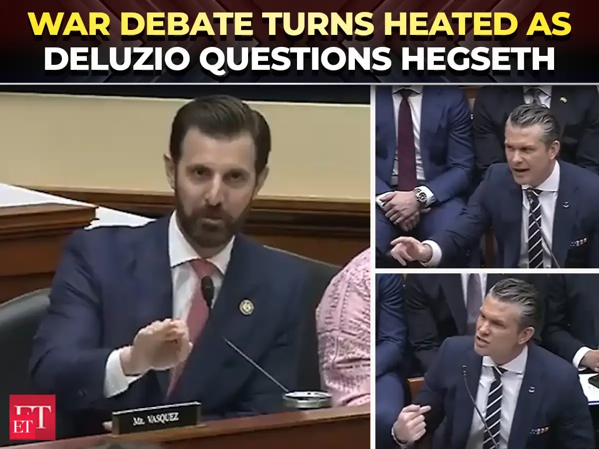 Pete Hegseth loses cool as Rep. Deluzio asks tough question in Congressional hearing over Iran war