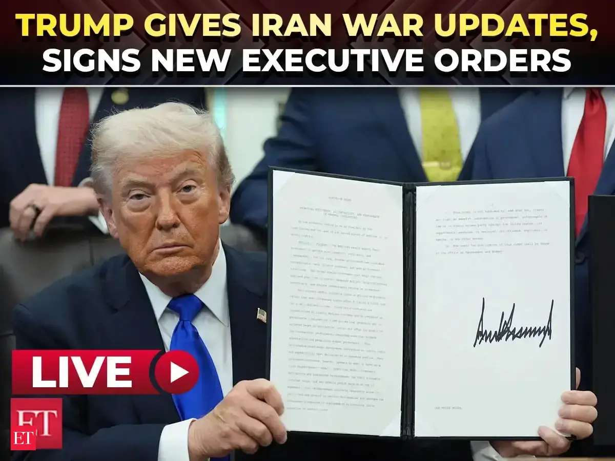 LIVE: Trump announces new Executive Order, issues strong warning on Iran conflict from White House