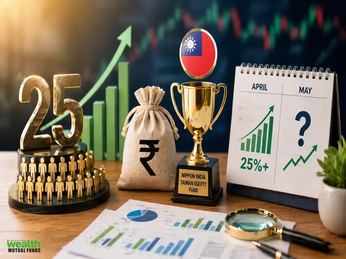 25 equity MFs deliver over 25% in April; Nippon India Taiwan Equity Fund tops list. Will momentum continue in May?