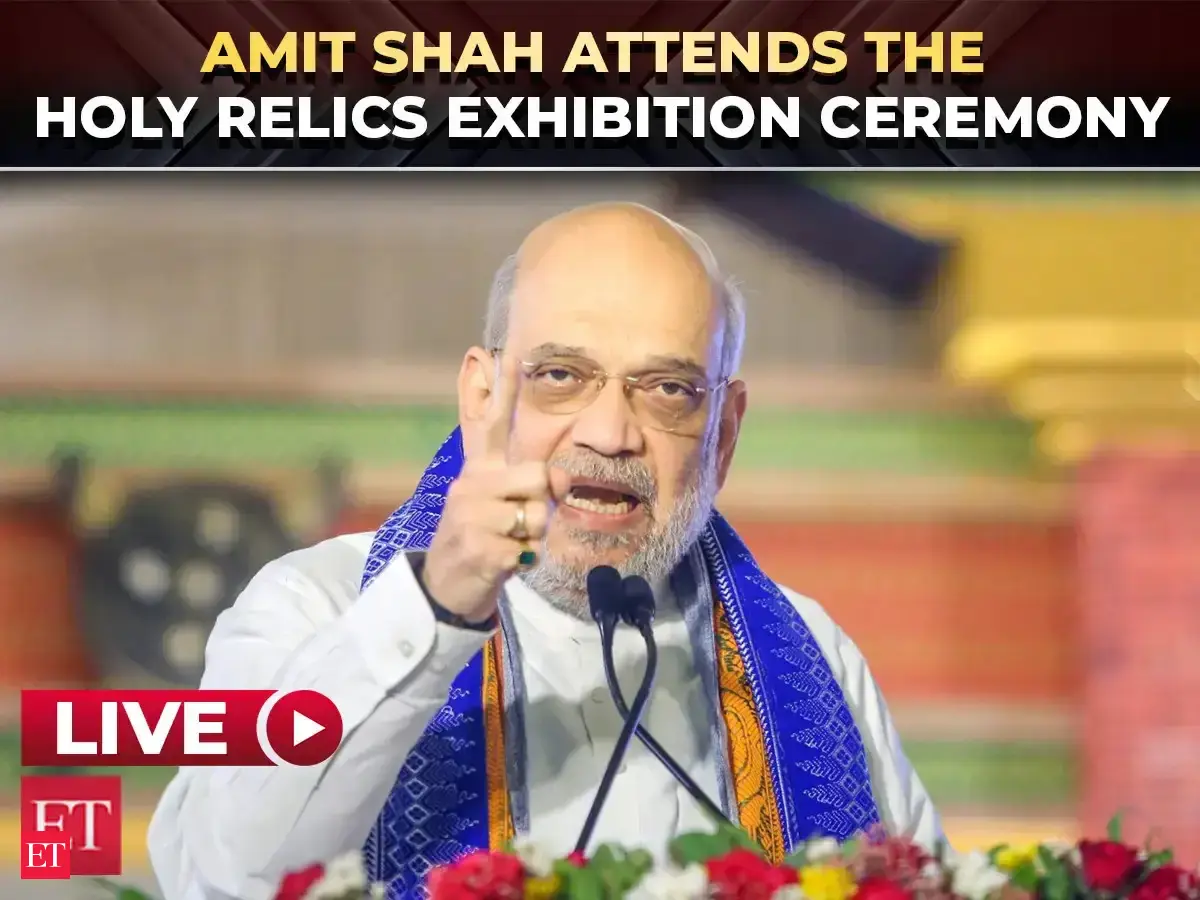 Amit Shah in Leh: HM joins Holy Relics Exhibition &amp; Cultural Ceremony on Buddha Purnima