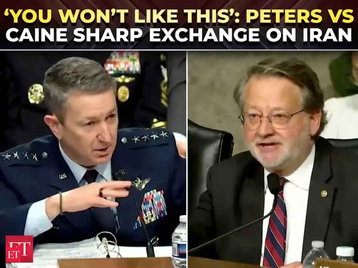‘You won’t like my answer’: Gen Caine tells Gary Peters to his face over Iran’s ‘Centre of Gravity’