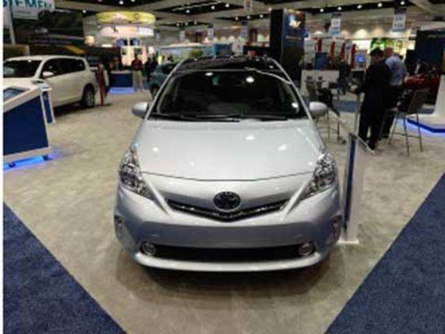 Toyota's electric car Prius V