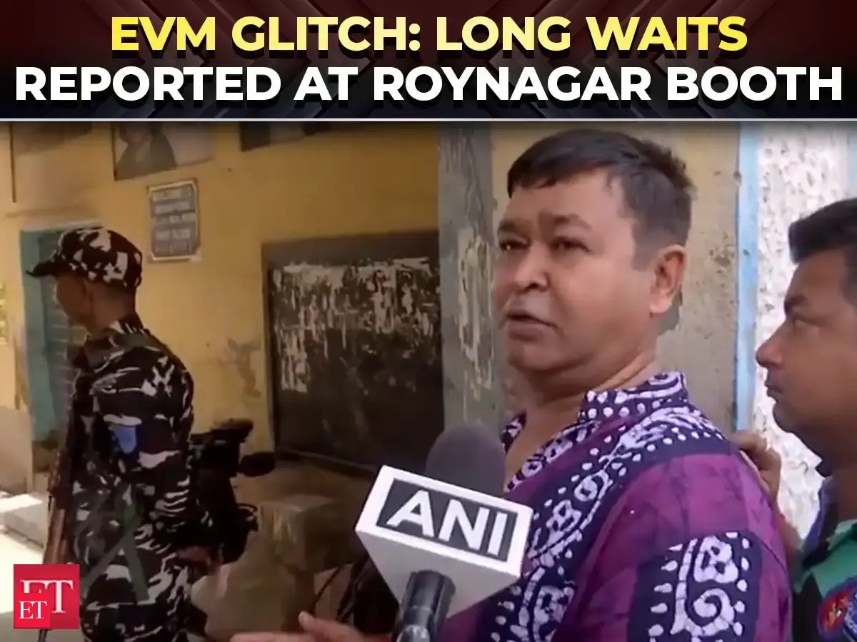 West Bengal re-polling: Voters queue as EVM glitch hits Diamond Harbour polling booth 243