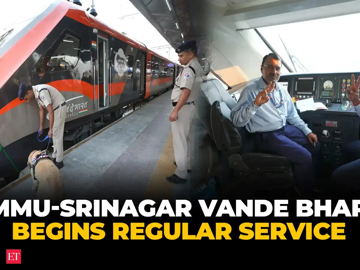 Jammu-Srinagar Vande Bharat Express begins regular service, passengers share their experience