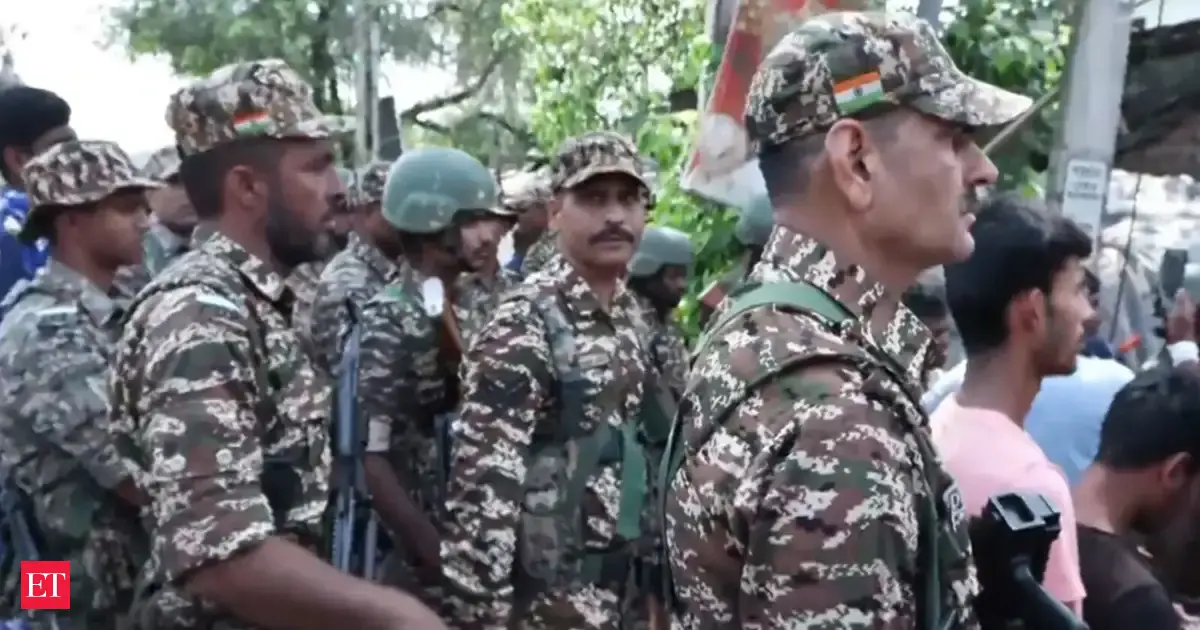 West Bengal polls: Residents protest alleged threats by TMC cadre in Falta, CRPF and RAF deployed