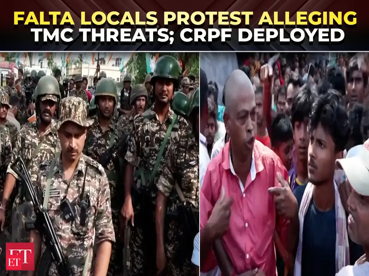 Bengal boils again: Falta locals protest alleging TMC threats; CRPF deployed ahead of vote counting