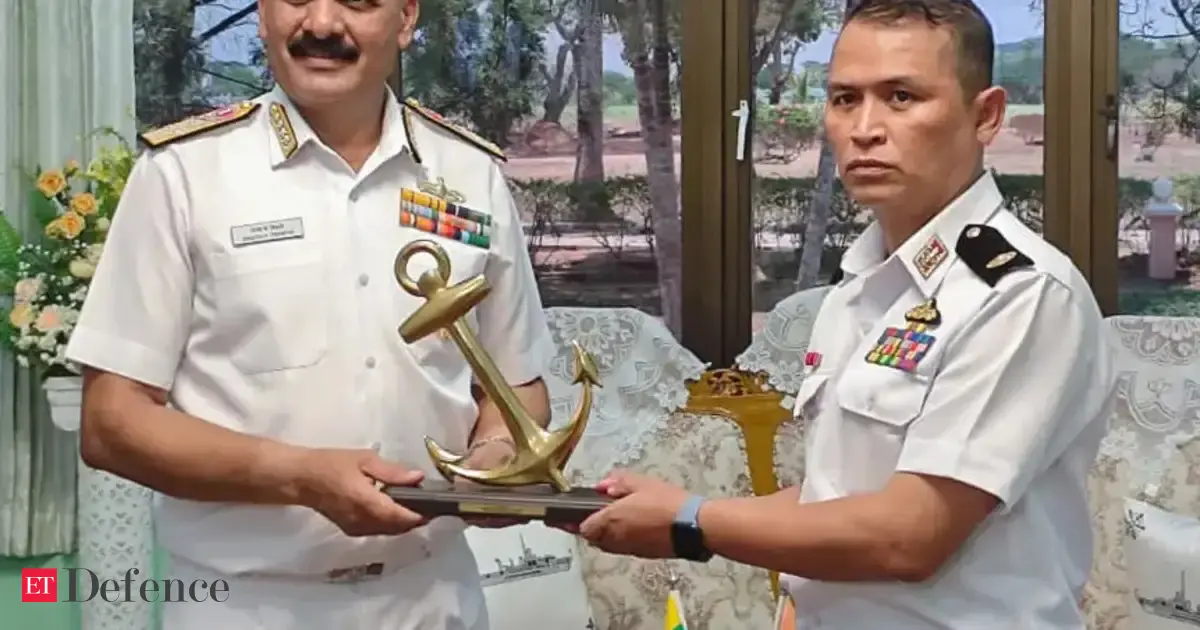 Admiral Dinesh K Tripathi embarks Myanmar Navy vessel; discusses maritime security ties with senior military leaders
