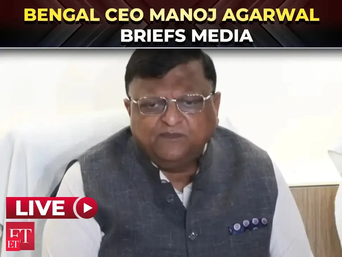 West Bengal CEO Manoj Agarwal holds a briefing ahead of May 4 counting