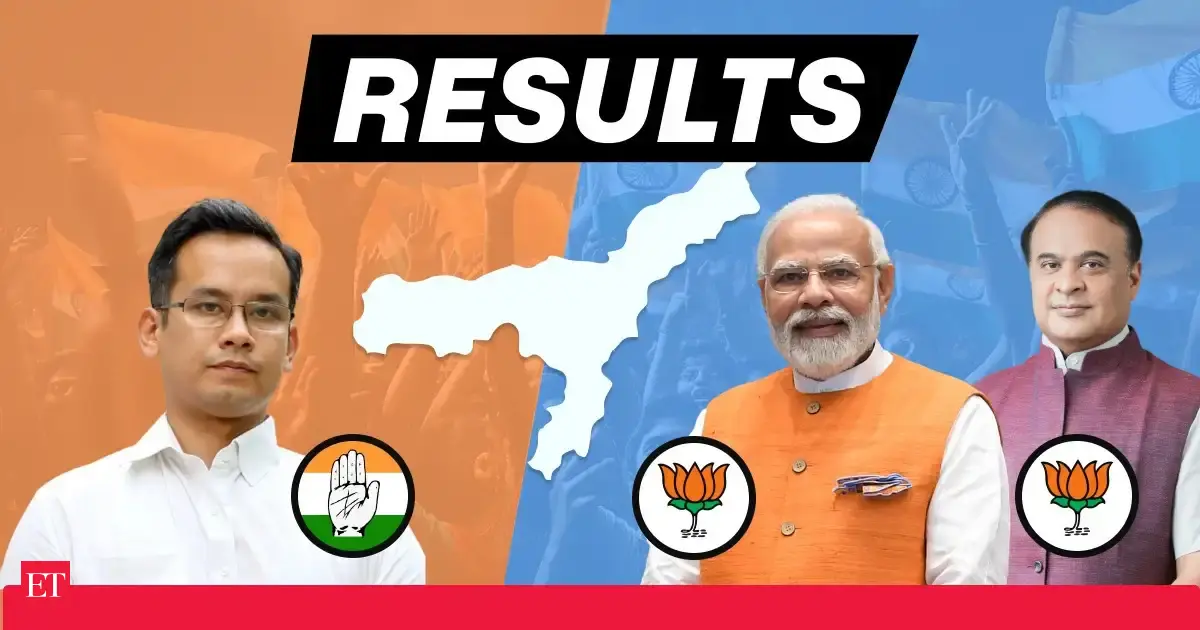 Assam Elections 2026 Result News Live: BJP leads in 72 seats, Congress at 21; early...