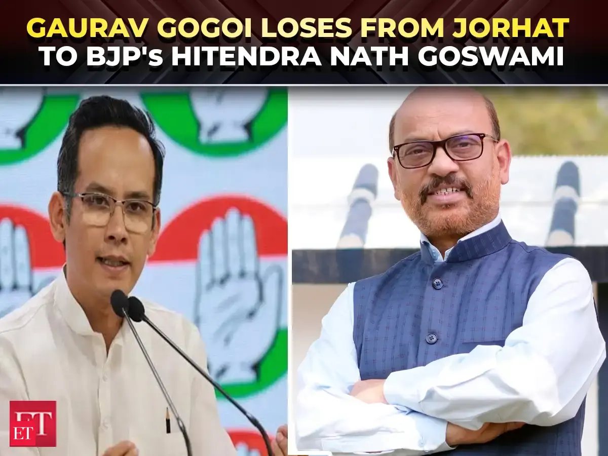 Assam: Congress's Gaurav Gogoi loses big fight in Jorhat against BJP’s Hitendra Nath Goswami