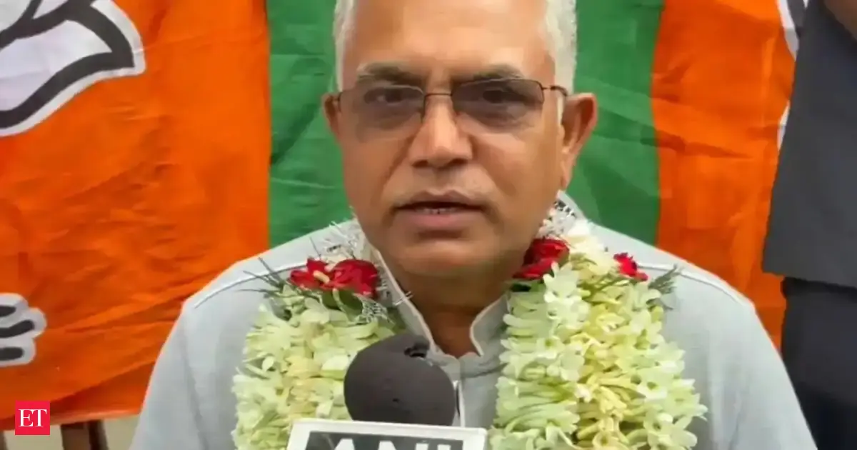 'People bestowed their upon me': BJP's Dilip Ghosh after winning Kharagpur Sadar assembly in West Bengal p